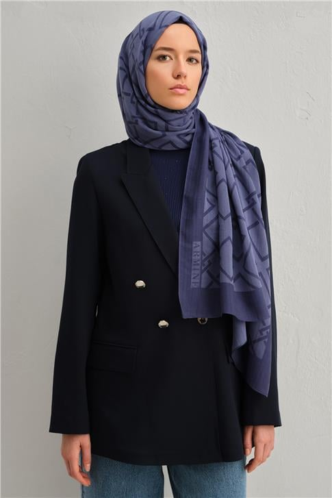 Armine Tencel İpek Zincir Desen Şal 3292