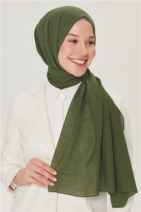 Armine Trend Nobby Şal Haki