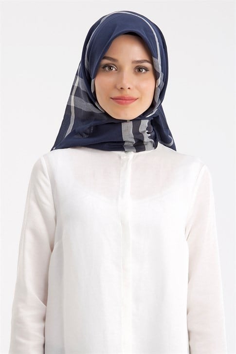 Armine Trend Pamuk Eşarp 00Oa7440 Lacivert