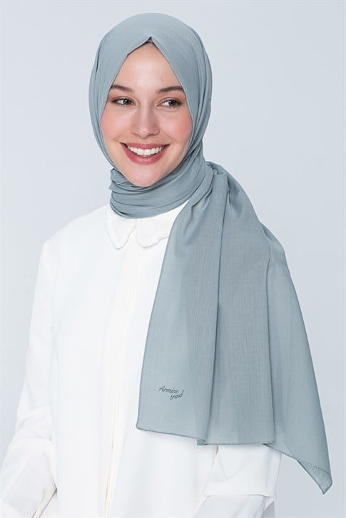 Armine Trend Pamuk Şal 00Oa0440 Gri