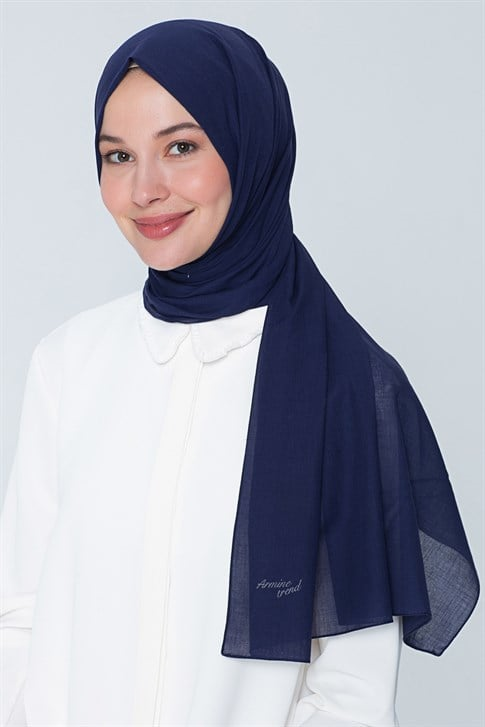 Armine Trend Pamuk Şal 00Oa0440 Lacivert