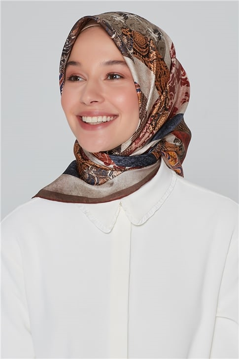 Armine Twill İpek Eşarp 19Ka8207 04