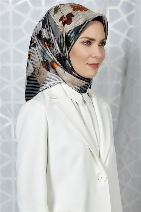Armine Twill İpek Eşarp 19Ka8261 05