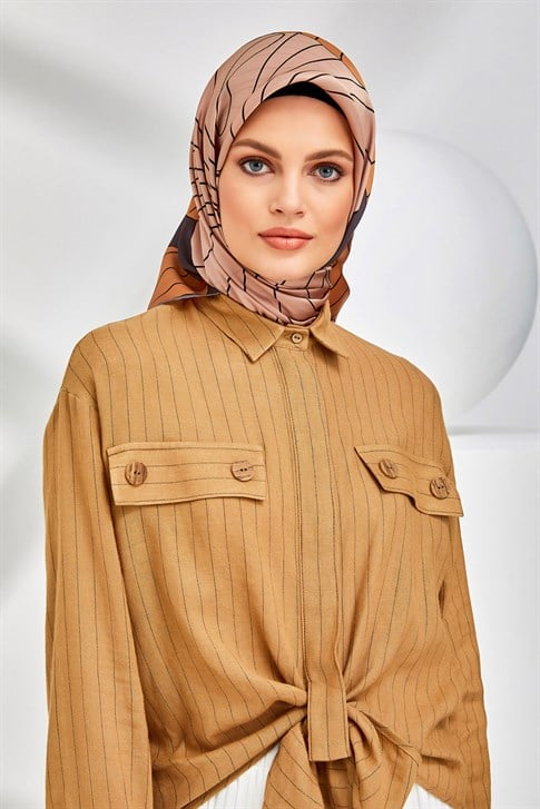 Armine Twill İpek Eşarp 20Ya8302 04