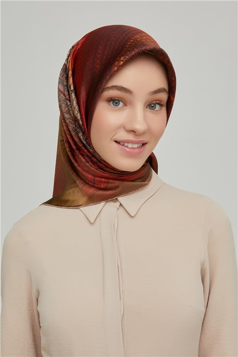 Armine Twill İpek Eşarp 21Ka8602 83