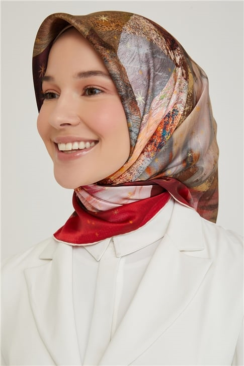 Armine Twill İpek Eşarp 21Ka8608 05