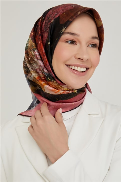 Armine Twill İpek Eşarp 21Ka8608 36