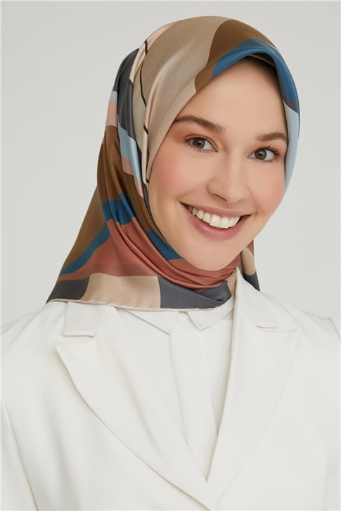Armine Twill İpek Eşarp 21Ka8629 08