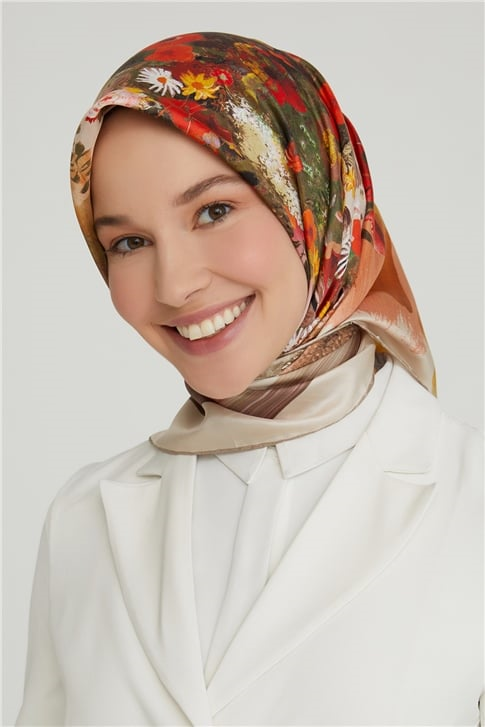 Armine Twill İpek Eşarp 21Ka8630 01