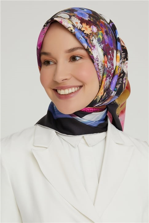 Armine Twill İpek Eşarp 21Ka8630 06