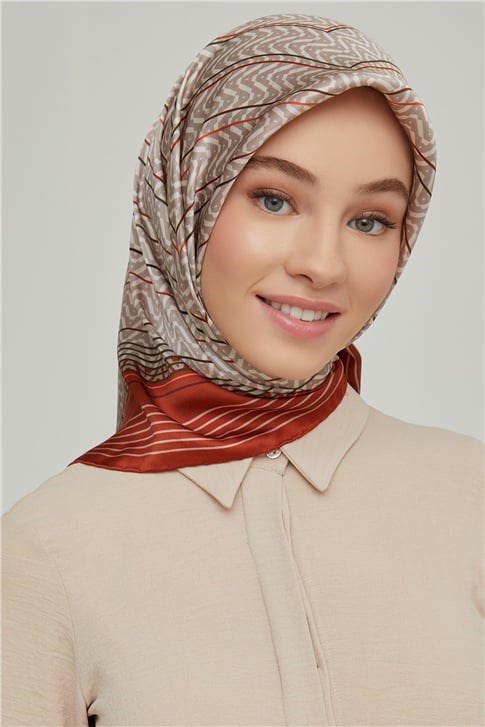 Armine Twill İpek Eşarp 21Ka8631 47