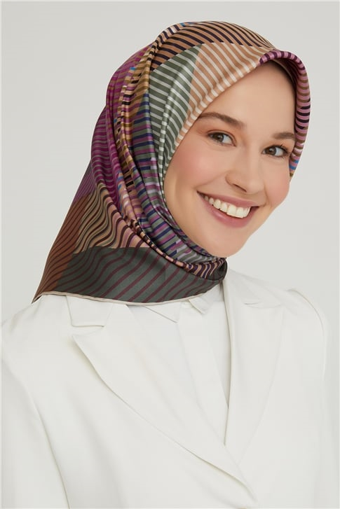 Armine Twill İpek Eşarp 21Ka8635 37