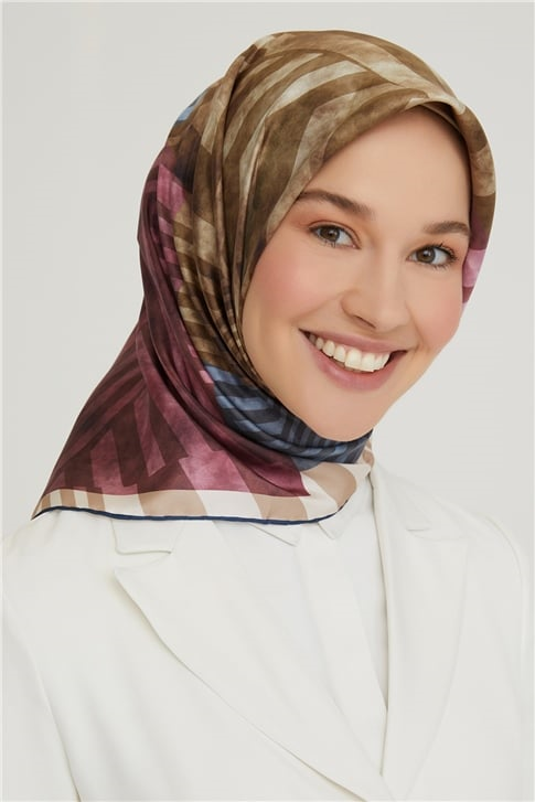 Armine Twill İpek Eşarp 21Ka8642 34