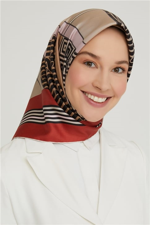 Armine Twill İpek Eşarp 21Ka8647 09