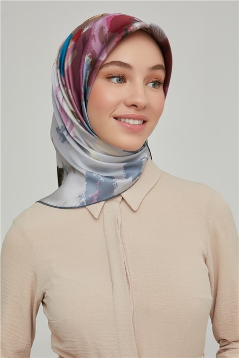 Armine Twill İpek Eşarp 21Ka8651 01