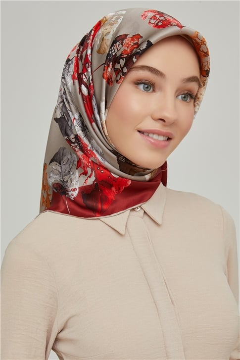 Armine Twill İpek Eşarp 21Ka8663 09