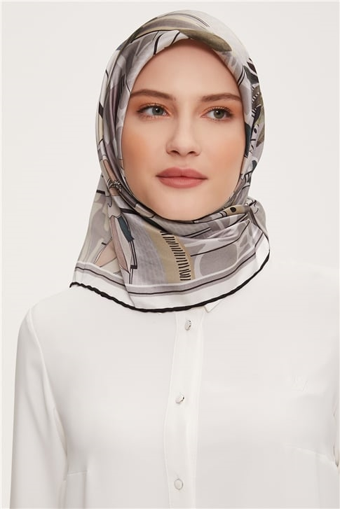 Armine Twill İpek Eşarp 22Ka3226 54