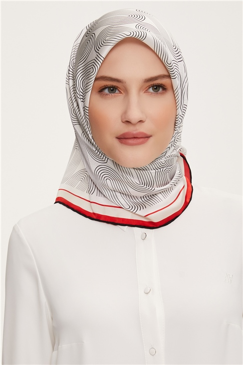 Armine Twill İpek Eşarp 22Ka3231 01