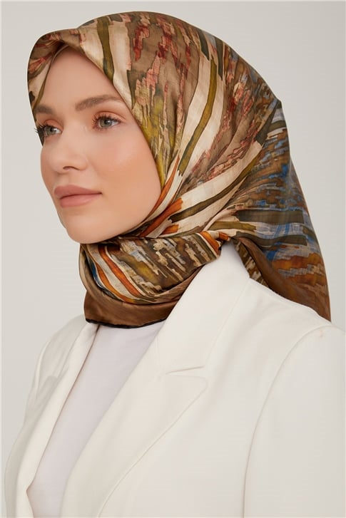 Armine Twill İpek Eşarp 22Ka8804 34