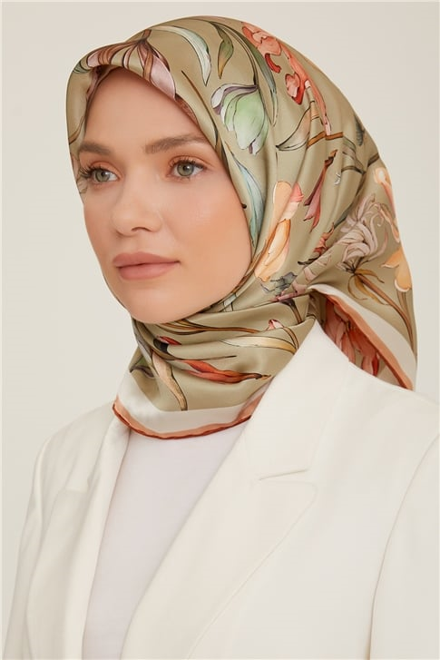 Armine Twill İpek Eşarp 22Ka8825 33
