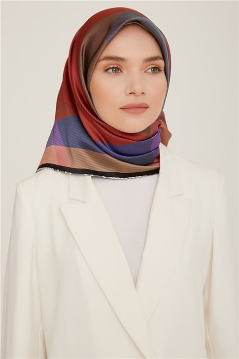 Armine Twill İpek Eşarp 22Ka8836 33