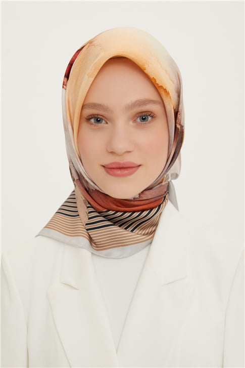 Armine Twill İpek Eşarp 22Ya3214 36