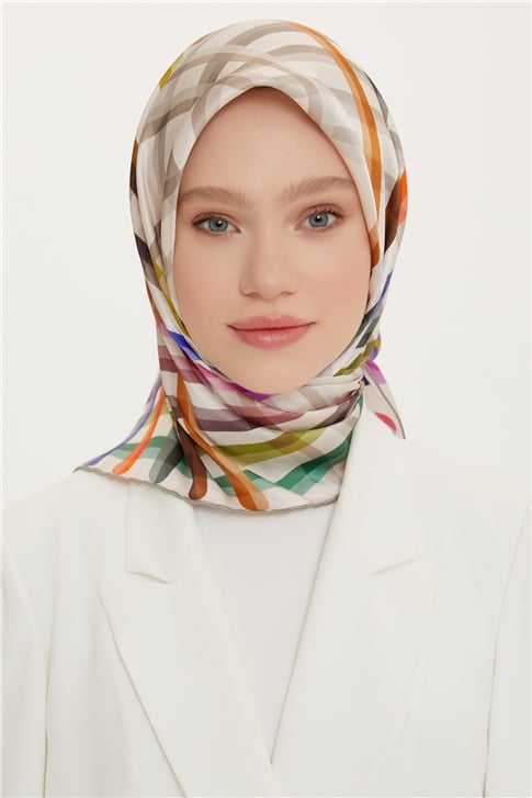 Armine Twill İpek Eşarp 22Ya8701 30