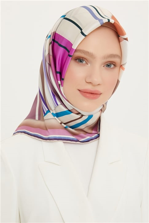Armine Twill İpek Eşarp 22Ya8704 32