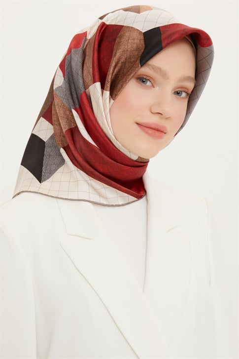 Armine Twill İpek Eşarp 22Ya8705 01