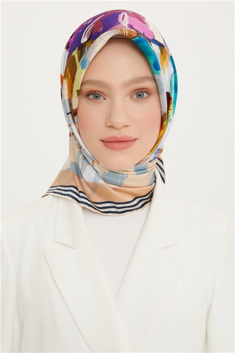 Armine Twill İpek Eşarp 22Ya8713 35