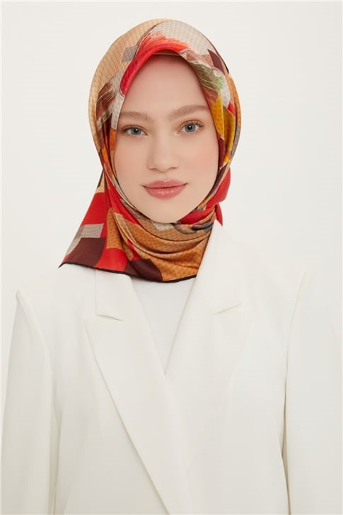 Armine Twill İpek Eşarp 22Ya8727 35
