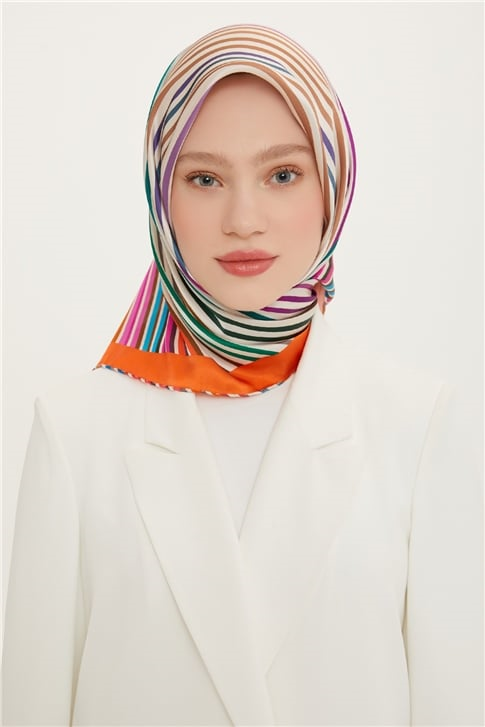 Armine Twill İpek Eşarp 22Ya8731 33
