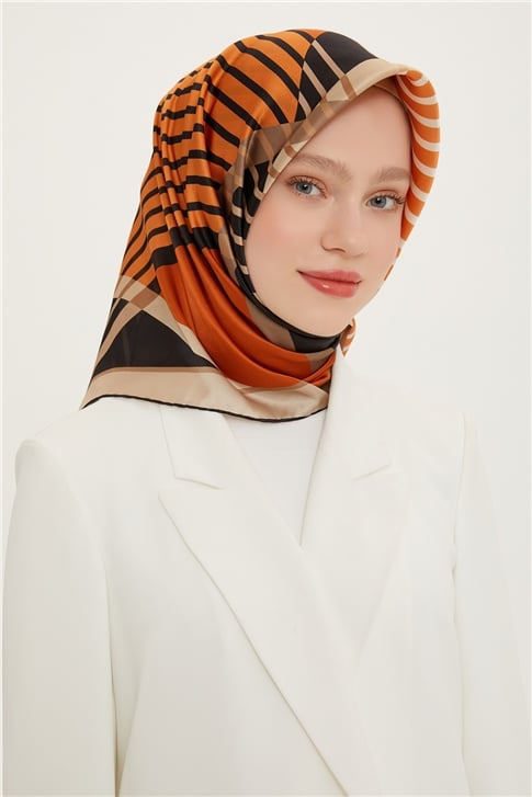 Armine Twill İpek Eşarp 22Ya8732 08