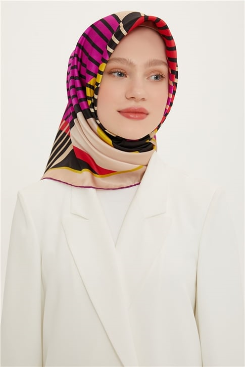 Armine Twill İpek Eşarp 22Ya8732 54