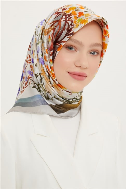 Armine Twill İpek Eşarp 22Ya8741 35