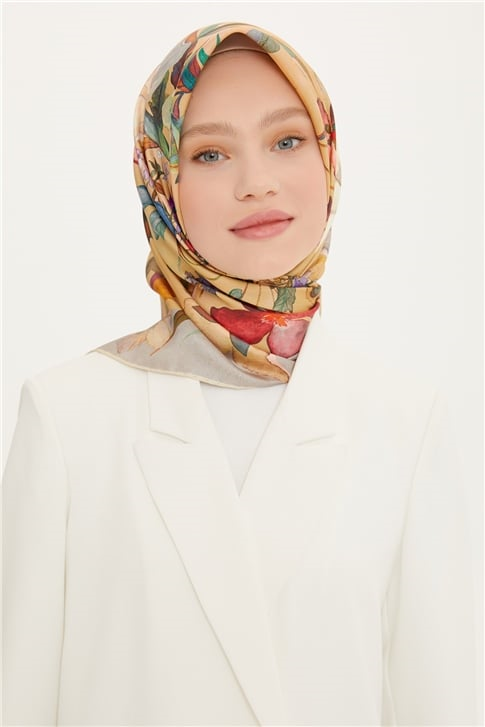 Armine Twill İpek Eşarp 22Ya8746 07