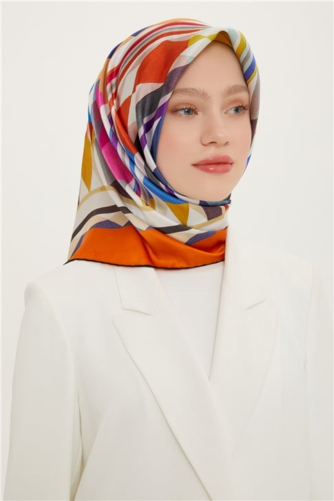 Armine Twill İpek Eşarp 22Ya8752 34