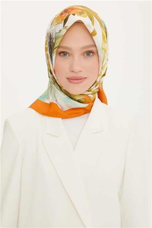 Armine Twill İpek Eşarp 22Ya8754 31