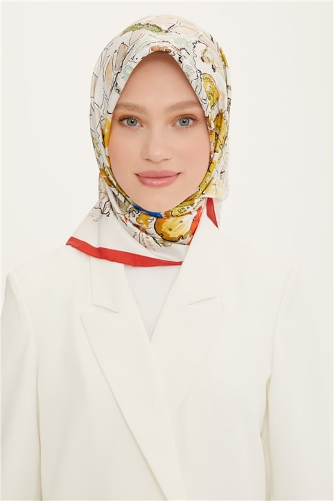Armine Twill İpek Eşarp 22Ya8755 31