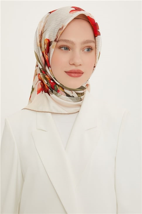 Armine Twill İpek Eşarp 22Ya8761 01