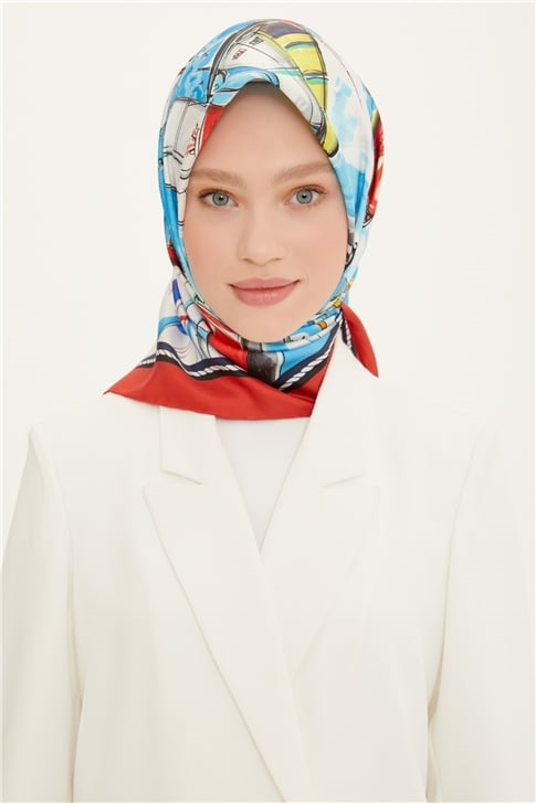 Armine Twill İpek Eşarp 22Ya8763 09