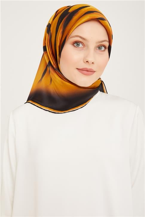 Armine Twill İpek Eşarp 23Ka9020 9 09