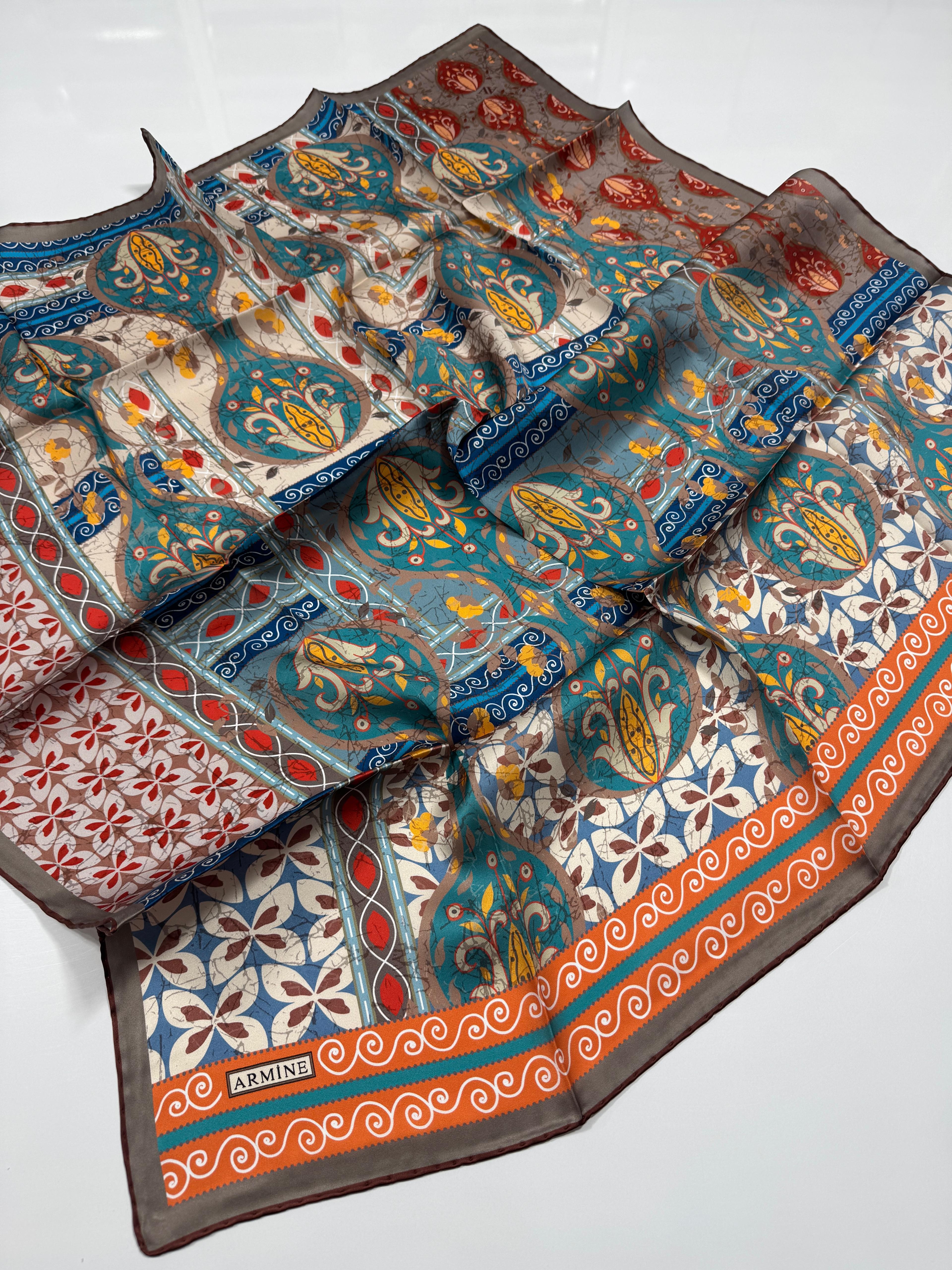 Armine Twill İpek Eşarp 7932-09T