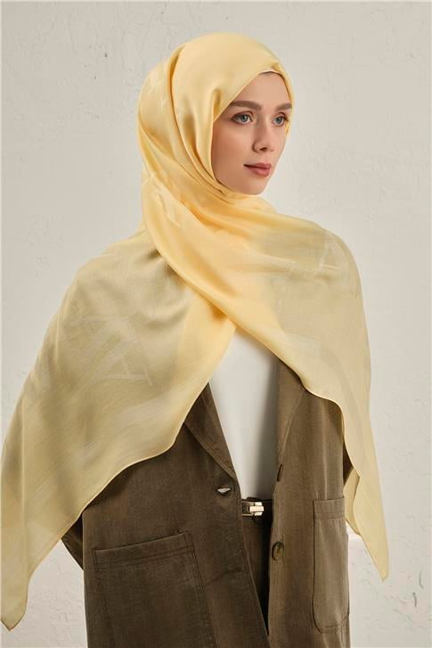 Armine Woolair Harf Monogram Şal 2 70