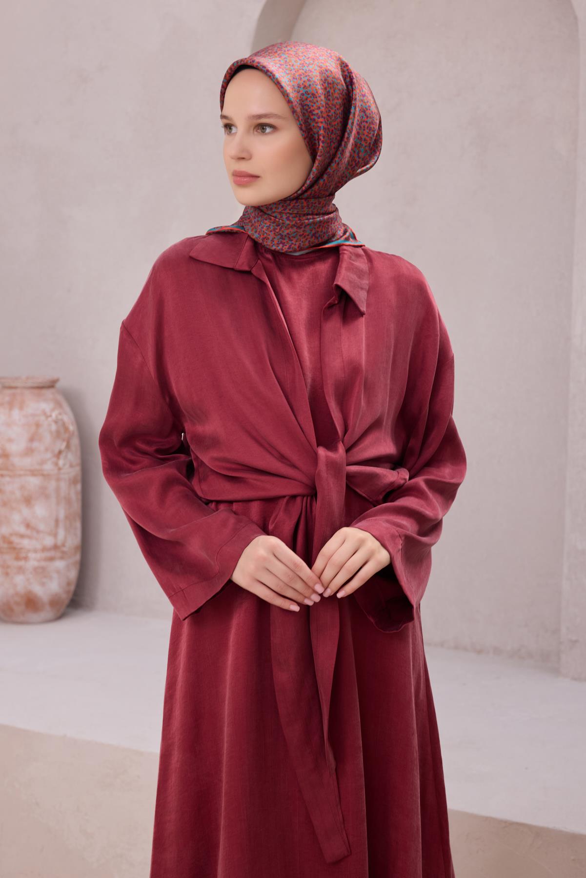 Belli Saf İpek Eşarp 4208-80