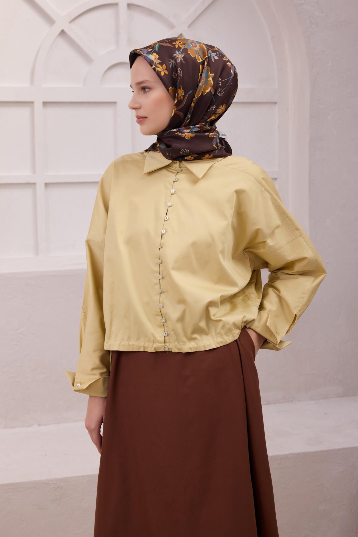 Belli Saf İpek Eşarp 4210-85