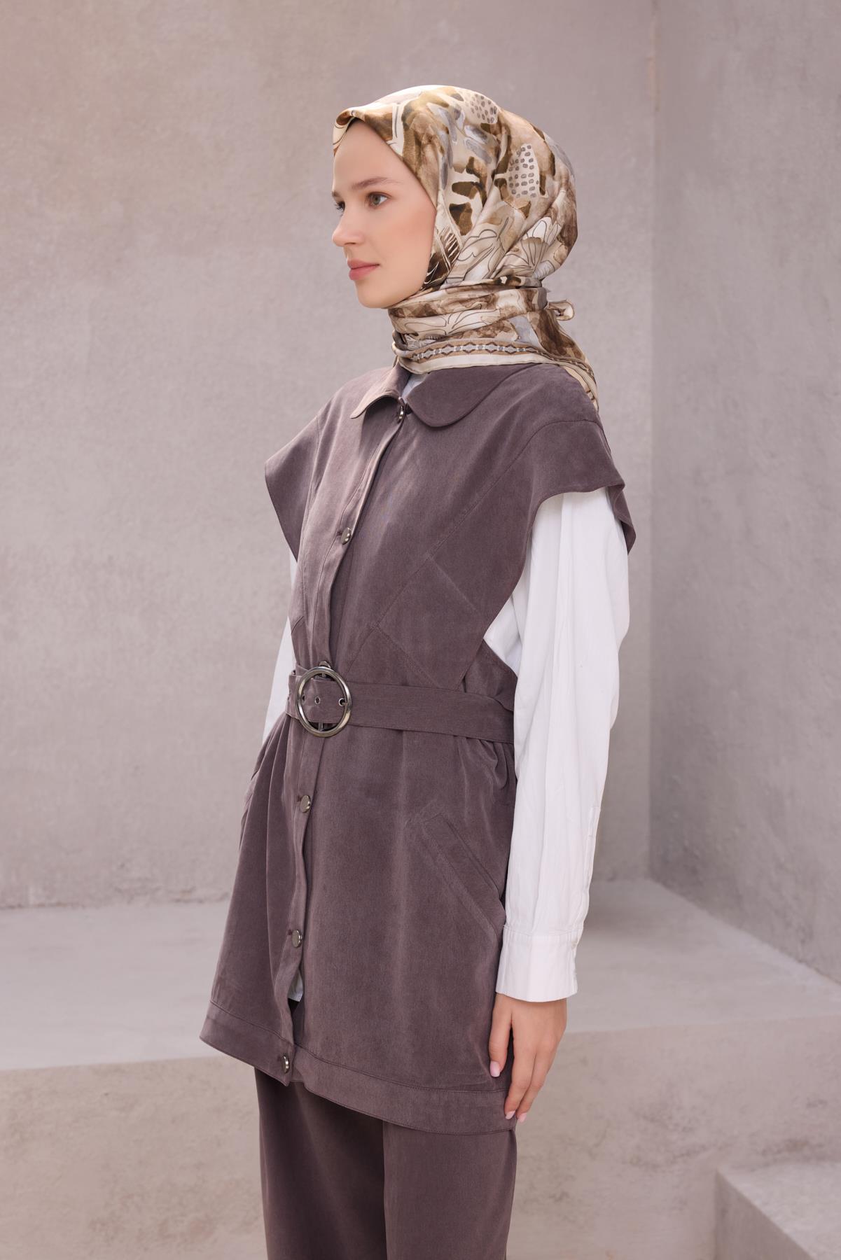 Belli Saf İpek Eşarp 4216-84