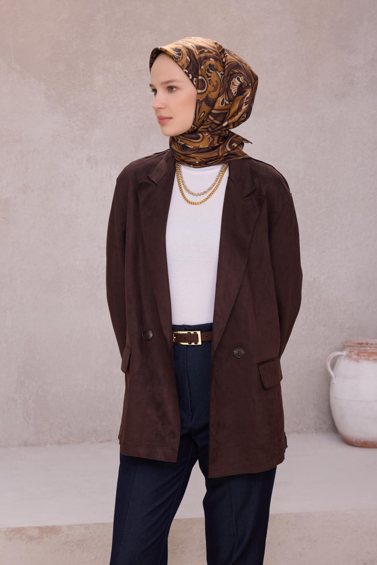 Belli Saf İpek Eşarp 4222-89