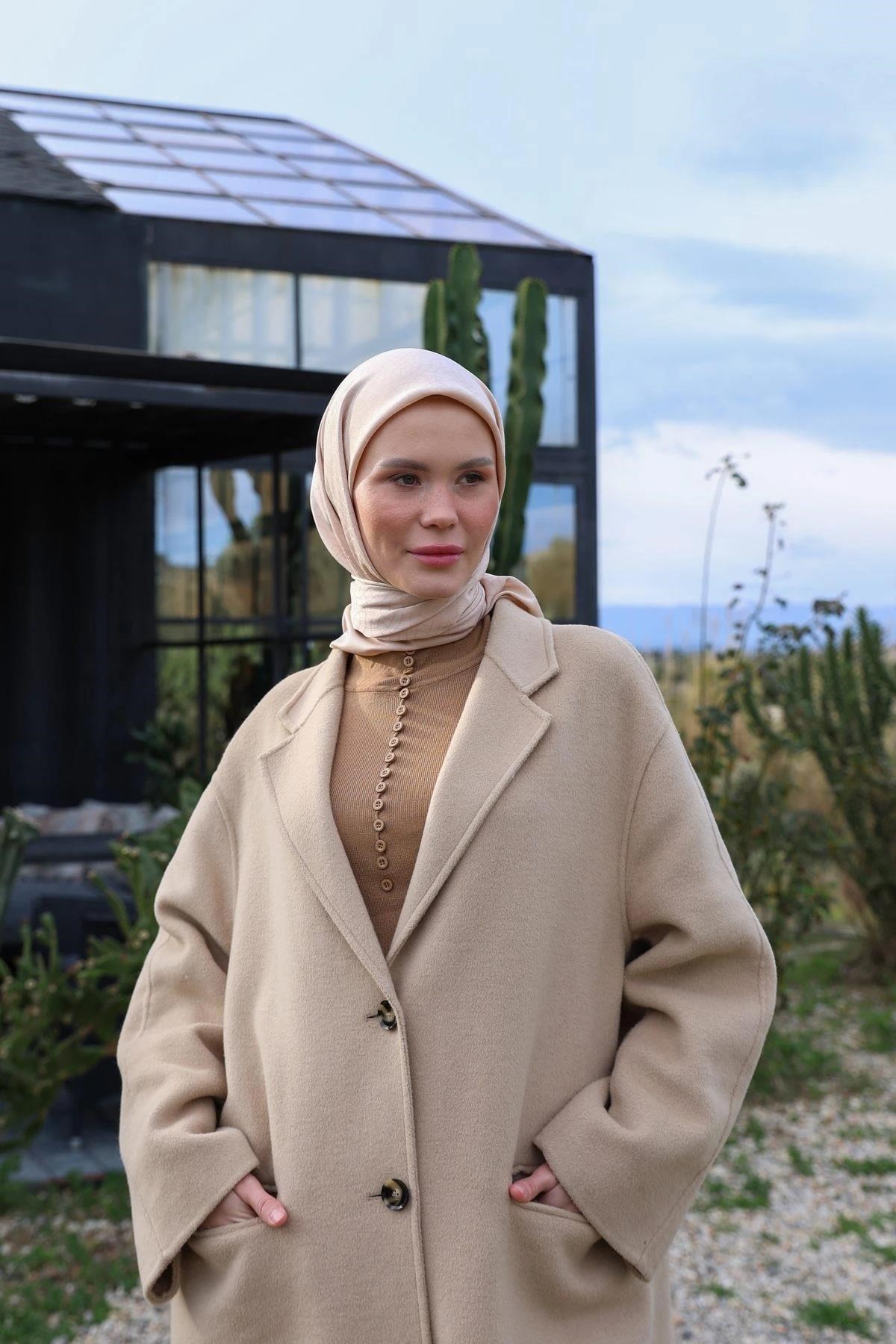 Celina Jakar Eşarp Pudra Pembe 9902-14