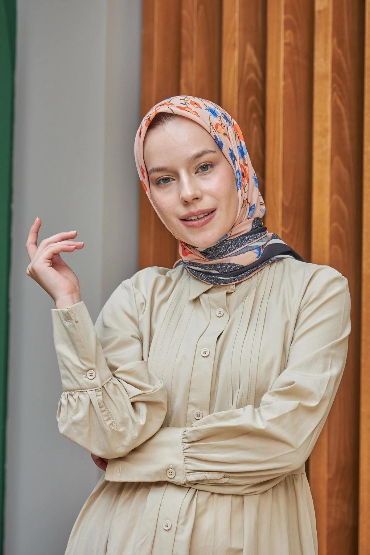 Dior Füme Pamuk Viskon Eşarp